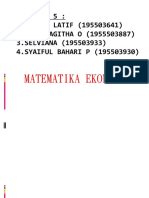 MATEMATIKA EKONOMI