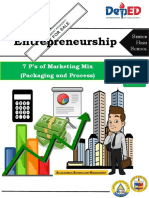 Entrepreneurship: 7 P's of Marketing Mix (Packaging and Process)