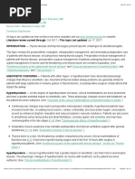 Anesthesia For Patients With Thyroid Disease - UpToDate