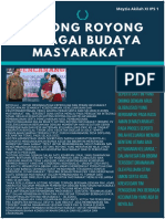 Gotong Royong sebagai budaya masyarakat