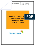 Manual de Gestión Ambiental para Contratistas y Proovedores - Versión002