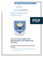 JIMMA University CBTP PHASE 2