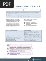 Dfe Classroom Practice Observation Tool Updated Carla Observation 19