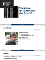 Workshop Instalasi GNS3 Dan Eve-NG