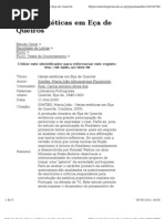 ideias estéticas em Eça de Queirós