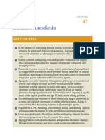 Chapter 43 Geriatric Anesthesia