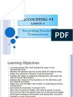 Ccounting: Recording Business Transactions