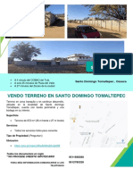 Terreno Santo Domingo Tomaltepec