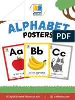 Alphabet Posters Copyright English Created Resources 2021