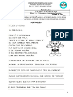 3ºA - 2º Bimestre - Bloco 1 - 10.05.2021 A 02.06.2021