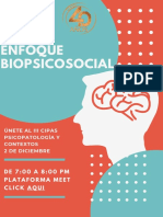 Invitación Cipas III Enfoque Biopsicosocial