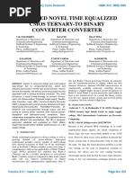 Dpl-Based Novel Time Equalized Cmos Ternary-To Binary Converter Converter