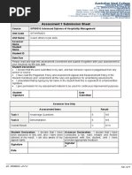 Assessment 1 Submission Sheet: Australian Ideal College