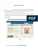 Instalacion de Xampp