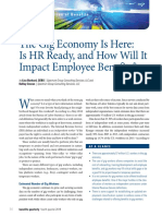 The Gig Economy Is Here: Is HR Ready, and How Will It Impact Employee Benefits?