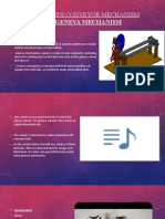 Design of Mini Conveyor Mechanism Using Geneva Mechanism