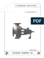 Operation / Installation Instructions: Dickow Pumpen KG