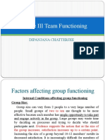 Factors Affecting Team Functioning