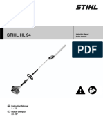 Stihl HL 94: Instruction Manual Notice D'emploi