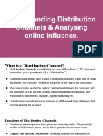 Understanding Distribution Channels & Analysing Online Influence.