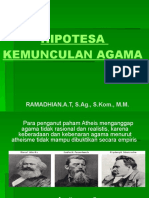 Hipotesa Kemunculan Agama