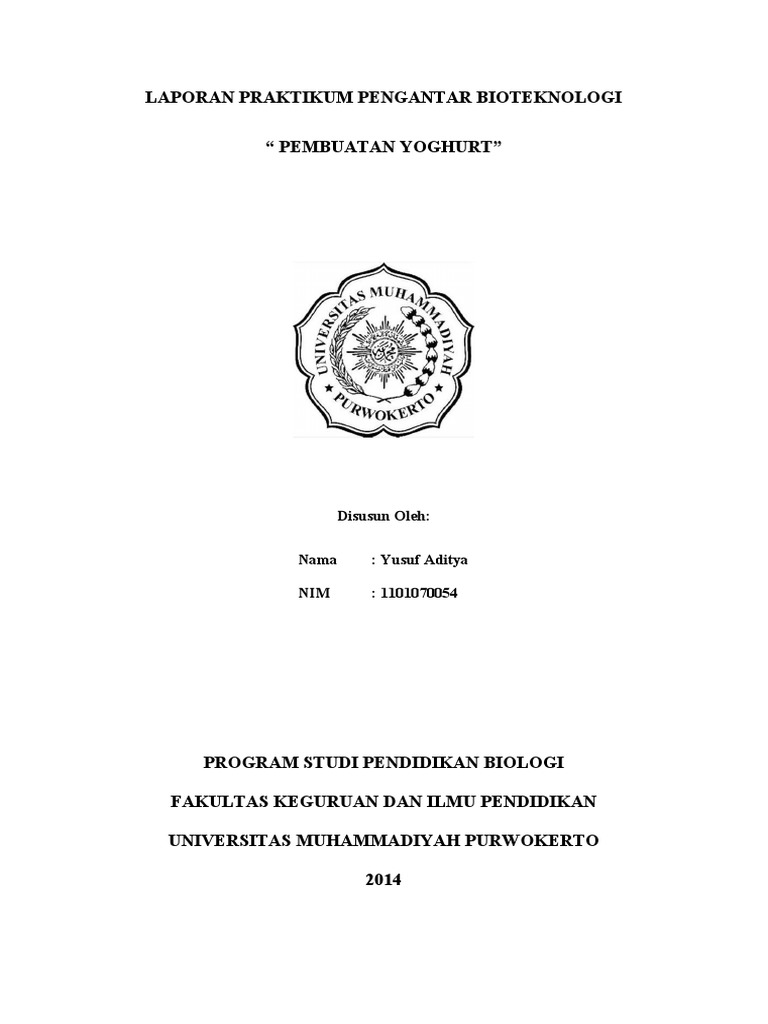 Laporan Praktikum Pembuatan Yoghurt | PDF