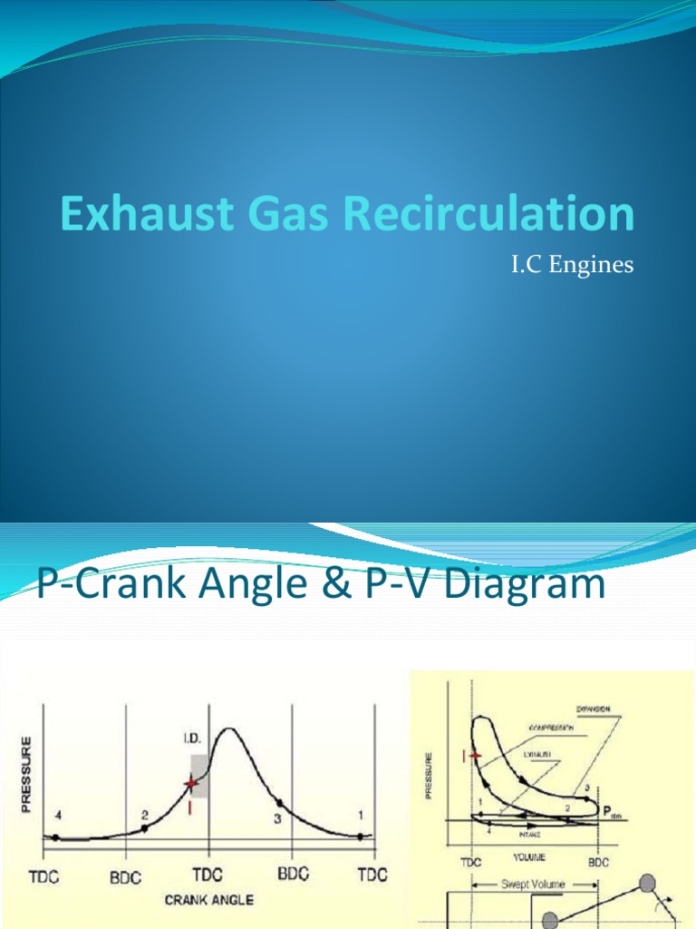 Lecture 6 Exhaust Gas Recirculation PDF Exhaust Gas Combustion