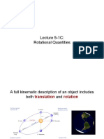 Lecture 5-1C: Rotational Quantities