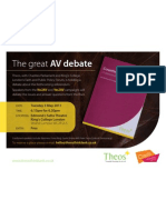 The Great AV Debate: No2AV Yes2AV