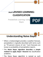 Supervised Learning: Classification: Probabilistic Learning: Using Naive Bayes