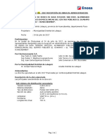 Acta de Recepción de Obra Adm El Guarapo