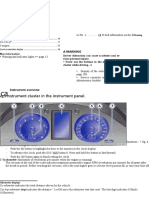 Instrument Cluster in The Instrument Panel