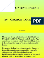 Effects of Anhalonium Lewinii (Peyote