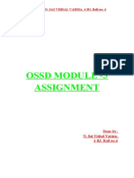 Ossd Module - 5 Assignment: Done By: N. Sai Vishal Varma, 4-B3, Roll No. 6