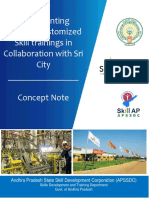 Implementing Industry Customized Skill Trainings in Collaboration with Sri City