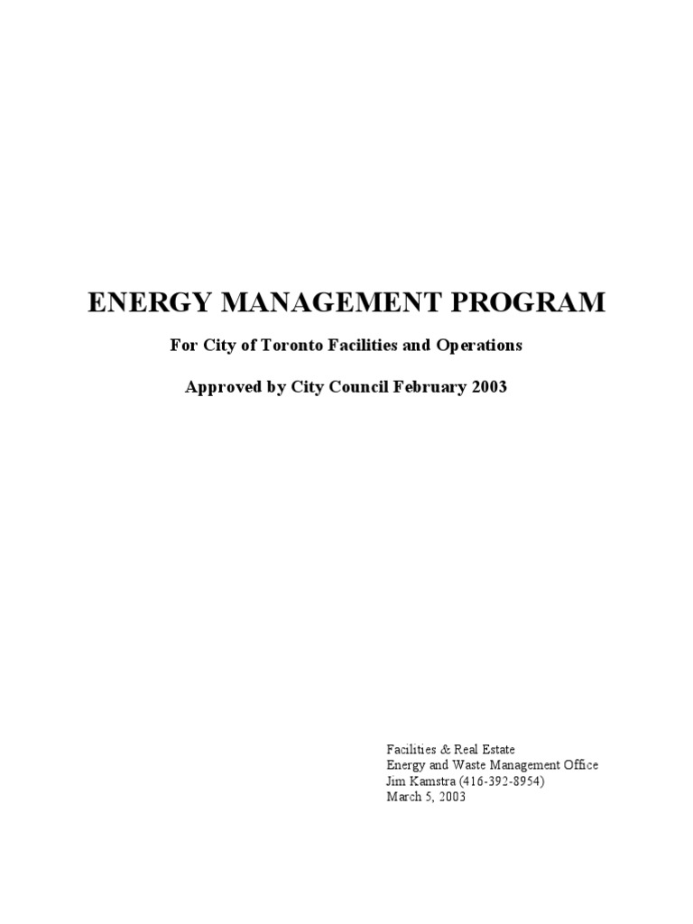 Energy Management Project 0203 | PDF | Sustainable Energy | Energy ...