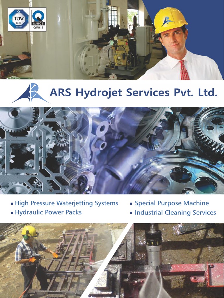 ARS Hydrojet Services PVT LTD Brochure 2018 PDF Pump