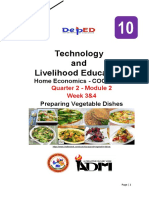 Technology and Livelihood Education: Home Economics - COOKERY