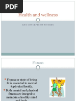 Health and Wellness: Key Concepts of Fitness