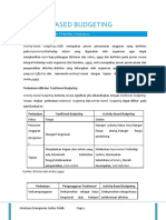 Activity Based Budgeting