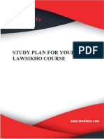 Study Plan For Your LawSikho Course