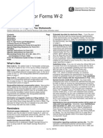 Instructions For Forms W-2 and W-3: Pager/Sgml