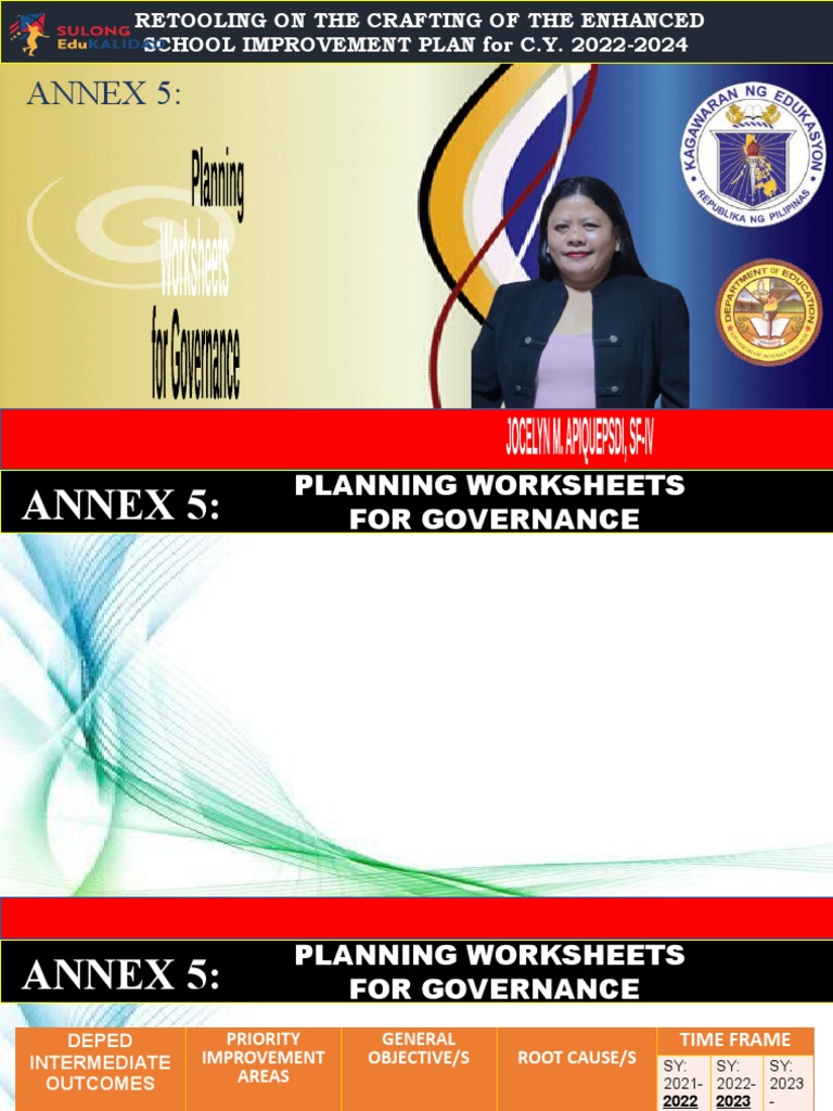 Governance PlanningWorksheets PDF