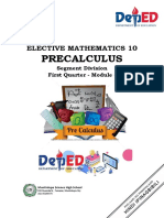 ELECTIVE-MATHEMATICS-10-Module-4 Segment Division