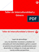 Taller Docentes Interculturalidad y Género