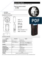 Measure Air Speed and Temperature with LV50 Thermo-anemometer