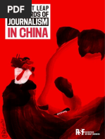 RSF 2021 China Report: The Great Leap Backwards of Journalism in China