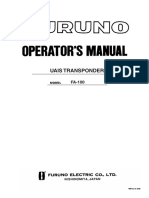 Furuno FA-100 Operators Manual
