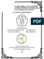 Pengantar Fisika Statistik Soal Dan Pembahasan LKM 08 Statistik Fermi Dirac PDF Free Dikonversi