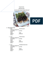 Proposal Penjualan Makanan Sehat